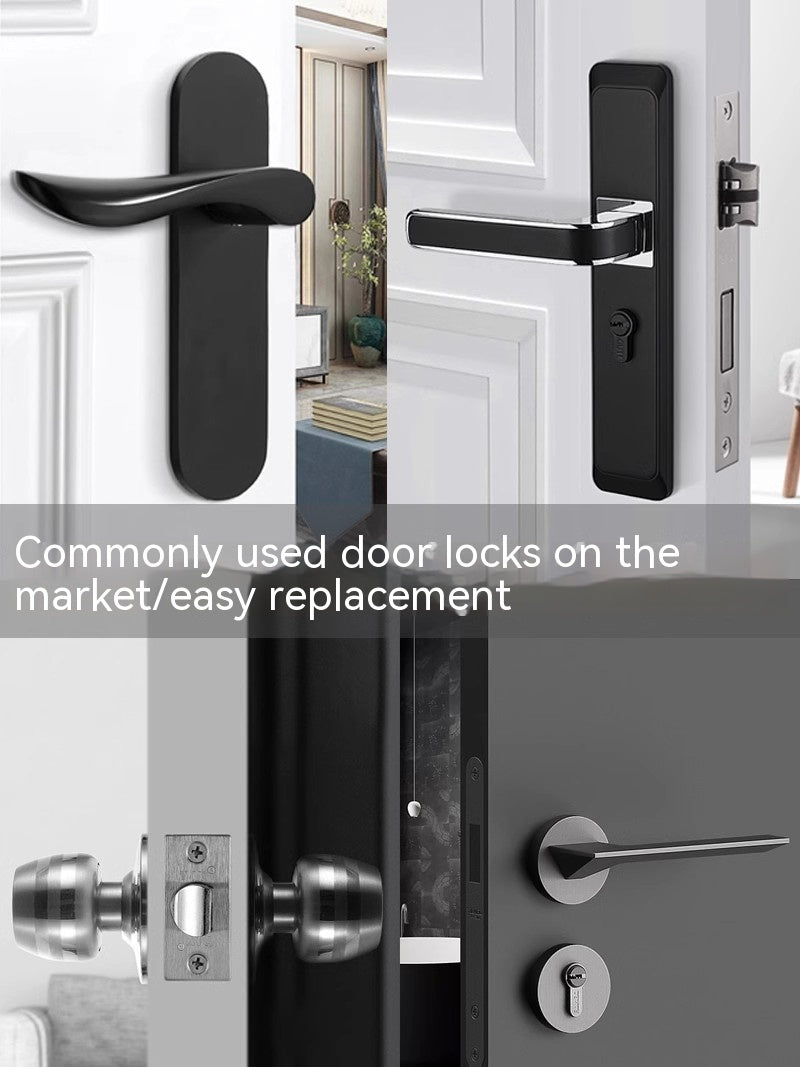 Punch-free Fingerprint Lock Household Wooden Door Smart Lock